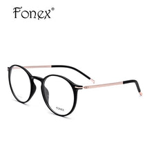 Load image into Gallery viewer, TR90 High Quality Round Plastic Titanium Frame Unisex Glasses