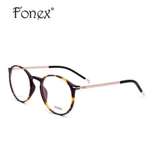 Load image into Gallery viewer, TR90 High Quality Round Plastic Titanium Frame Unisex Glasses