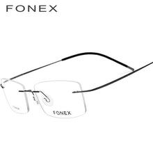Load image into Gallery viewer, Rimless Titanium Alloy Frame Men Glasses