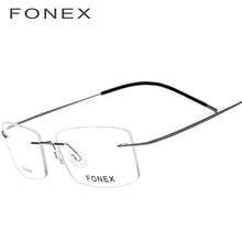 Load image into Gallery viewer, Rimless Titanium Alloy Frame Men Glasses