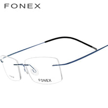 Load image into Gallery viewer, Rimless Titanium Alloy Frame Men Glasses