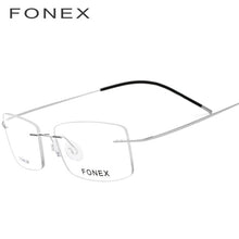 Load image into Gallery viewer, Rimless Titanium Alloy Frame Men Glasses