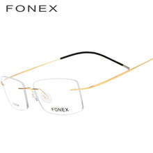 Load image into Gallery viewer, Rimless Titanium Alloy Frame Men Glasses