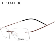 Load image into Gallery viewer, Rimless Titanium Alloy Frame Men Glasses