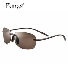 Load image into Gallery viewer, Ultem TR90 Rimless Polarized Men Sunglasses