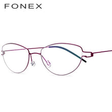 Load image into Gallery viewer, Titanium Alloy Frame Solid Women Glasses