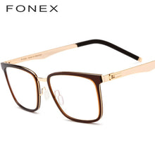 Load image into Gallery viewer, FONEX TR90 Alloy Frame Men Glasses