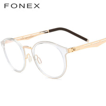 Load image into Gallery viewer, FONEX TR90 Alloy Solid Frame Unisex Glasses
