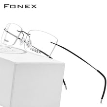 Load image into Gallery viewer, Rimless Titanium Alloy Frame Men Glasses
