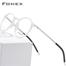 Load image into Gallery viewer, TR90 High Quality Round Plastic Titanium Frame Unisex Glasses